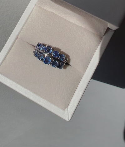Platinum Sapphire Ring