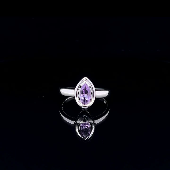 Sterling Silver Amethyst Ring