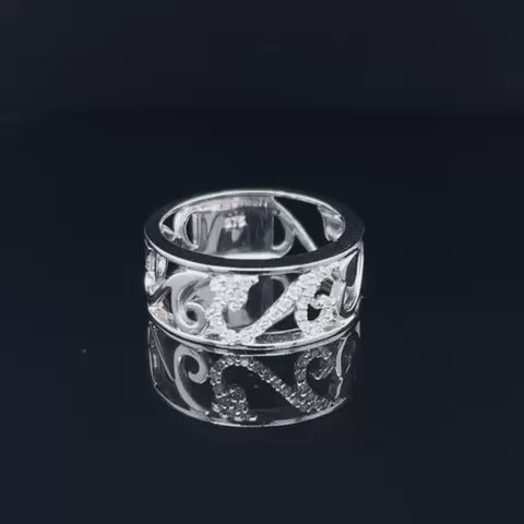 White Gold Diamond Ring