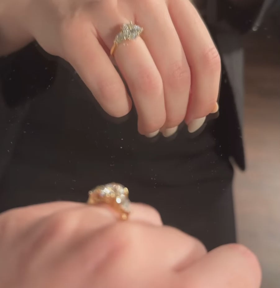 The Alexandra Ring - Oval Lab Grown Diamond Trilogy
