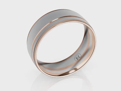 Infinity Mens Wedding Ring IN8019