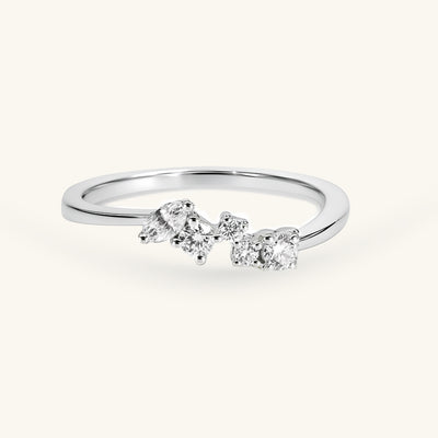 14K White Gold Lab Grown Diamond Ring