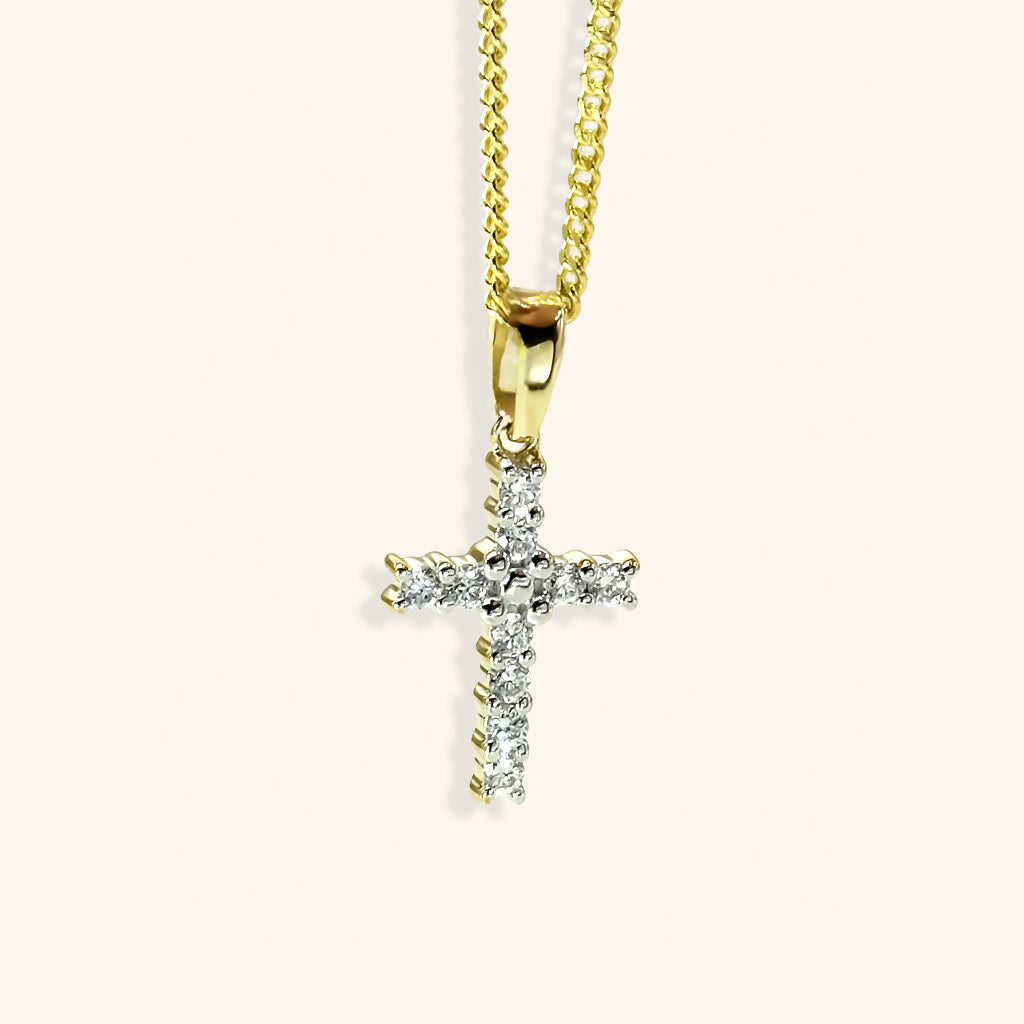 9K Gold Lab Grown Diamond Pendant