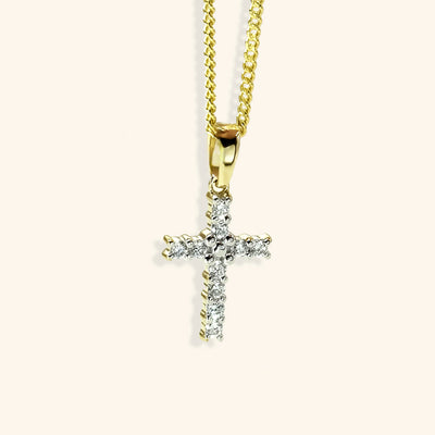 9K Gold Lab Grown Diamond Pendant