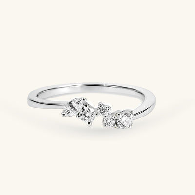 14K White Gold Lab Grown Diamond Ring