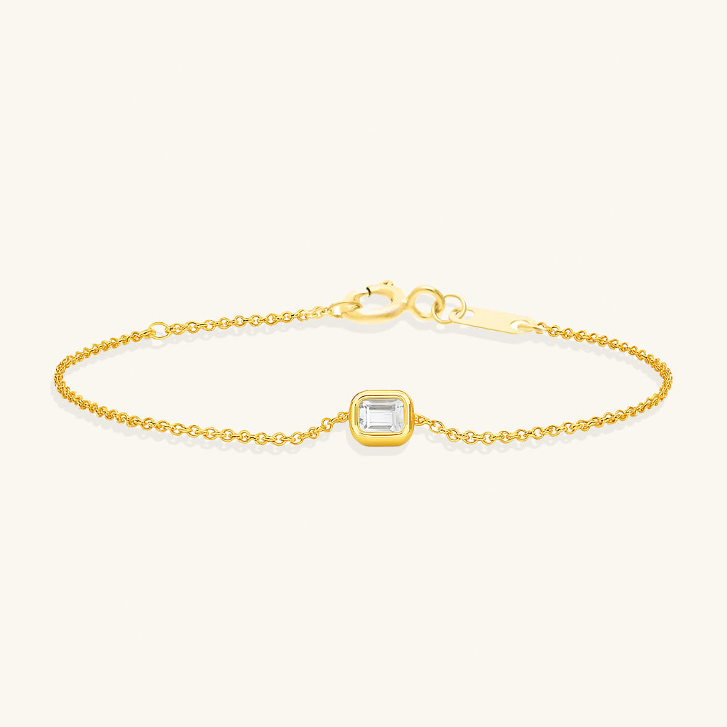 0.15ct Lab Grown Diamond 16-18cm Bracelet in 9K Yellow Gold