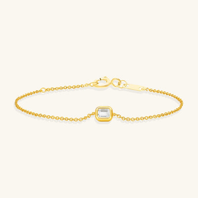 0.15ct Lab Grown Diamond 16-18cm Bracelet in 9K Yellow Gold