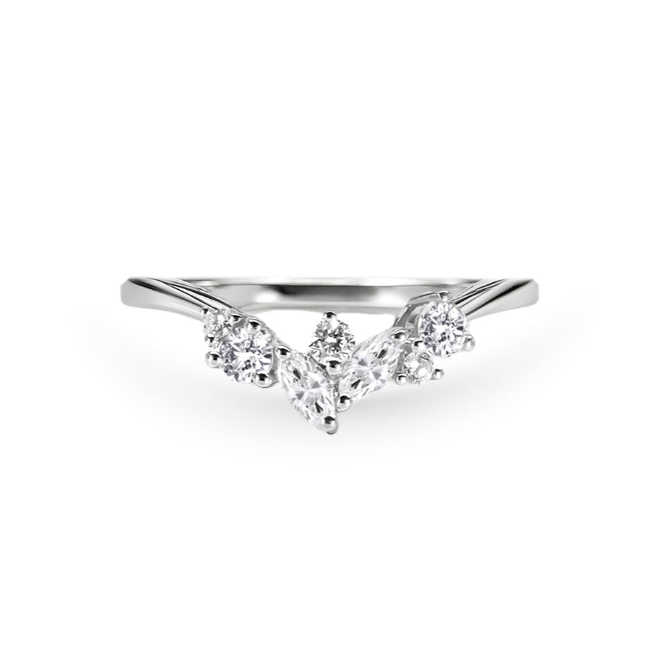 14K White Gold Lab Grown Diamond Ring